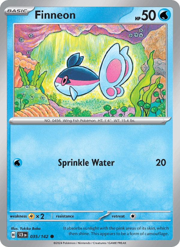 Finneon, card 035 from Stellar Crown