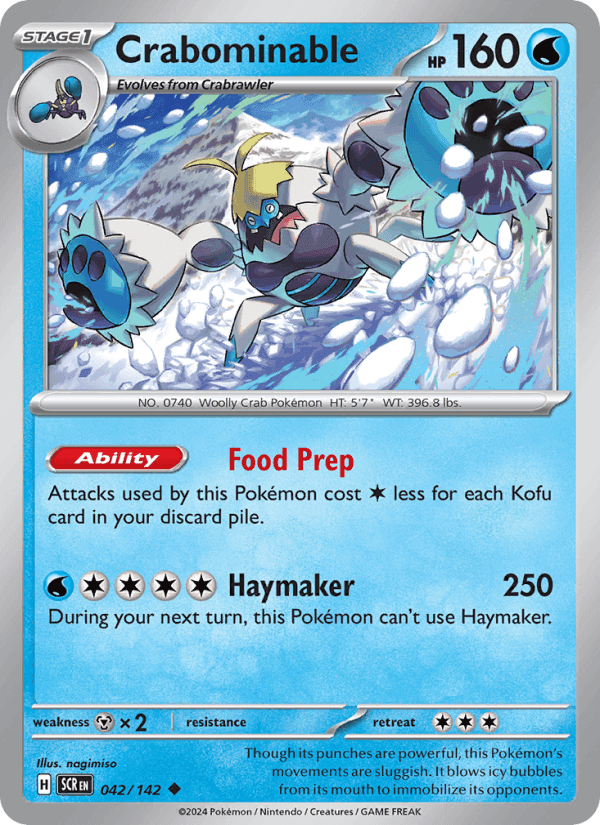Crabominable, carta 042 di Stellar Crown
