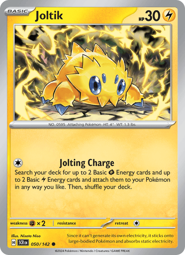 Joltik, card 050 from Stellar Crown