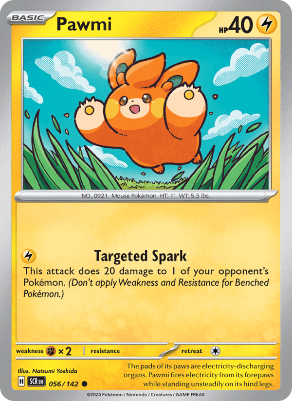 Pawmi, card 056 from Stellar Crown