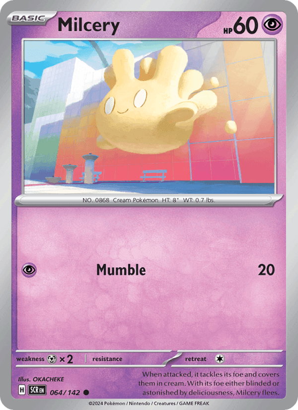 Milcery, card 064 from Stellar Crown