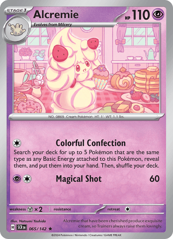 Alcremie, carte 065 de Stellar Crown