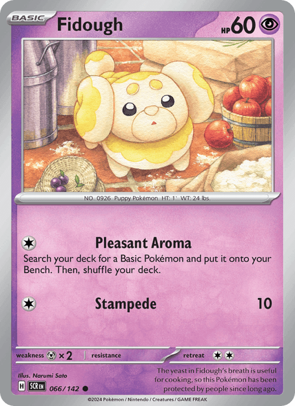 Fidough, card 066 from Stellar Crown