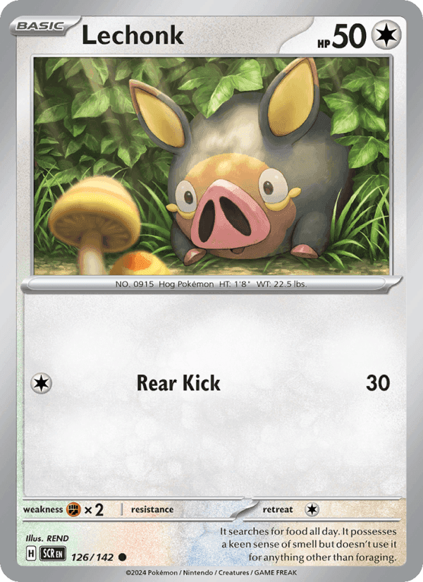 Lechonk, carta 126 di Stellar Crown