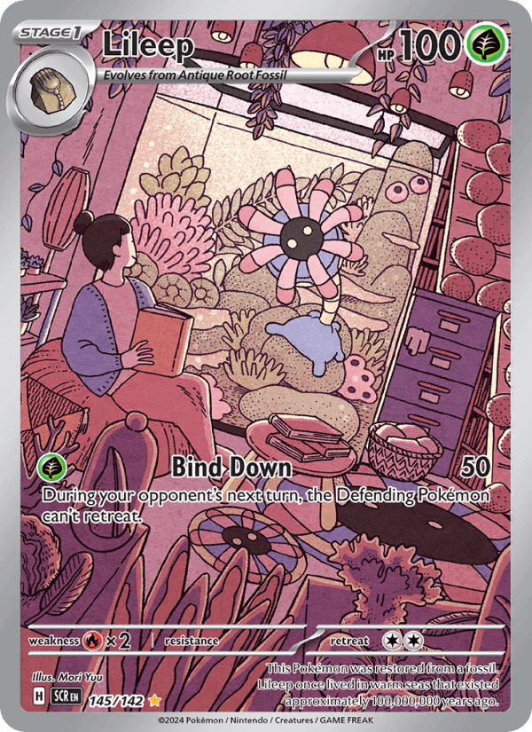 Lileep, card 145 from Stellar Crown