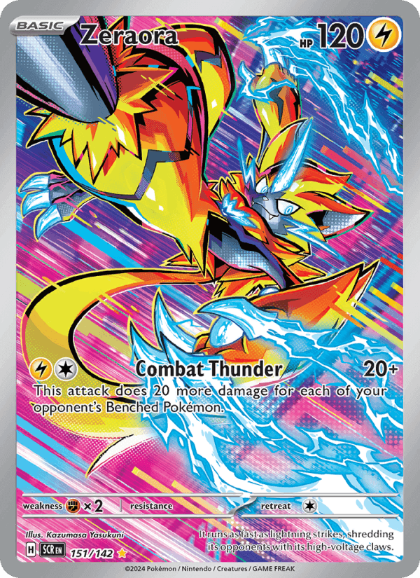 Zeraora, card 151 from Stellar Crown