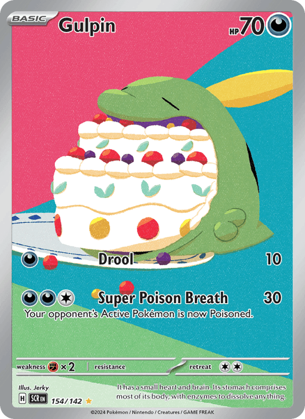 Gulpin, carta 154 di Stellar Crown