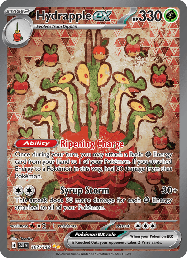 Hydrapple ex, carta 167 di Stellar Crown