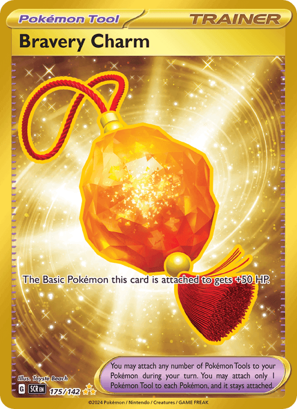 Bravery Charm, card 175 from Stellar Crown