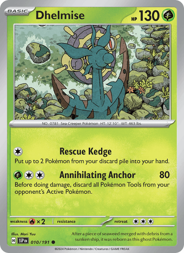Dhelmise, card 010 from Surging Sparks