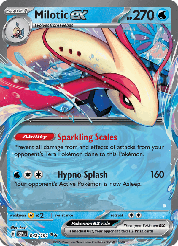 Milotic ex, carte 042 de Surging Sparks