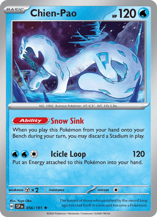 Chien-Pao, card 056 from Surging Sparks