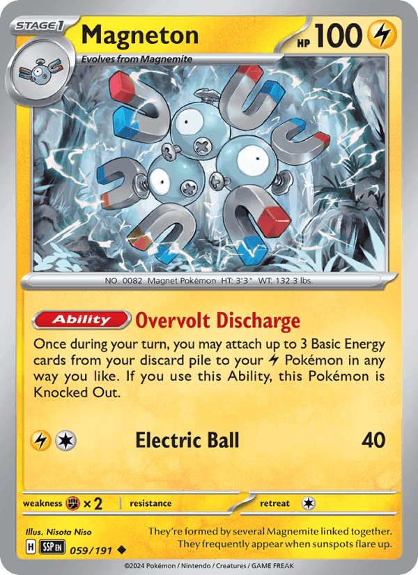 Magneton, card 059 from Surging Sparks
