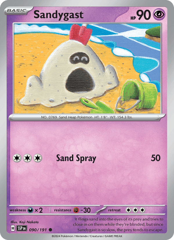 Sandygast, card 090 from Surging Sparks