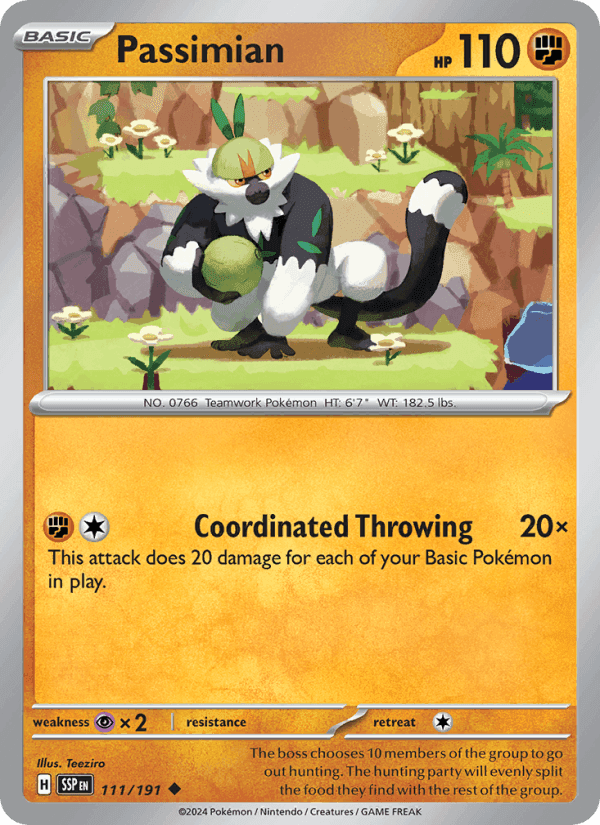 Passimian, card 111 from Surging Sparks