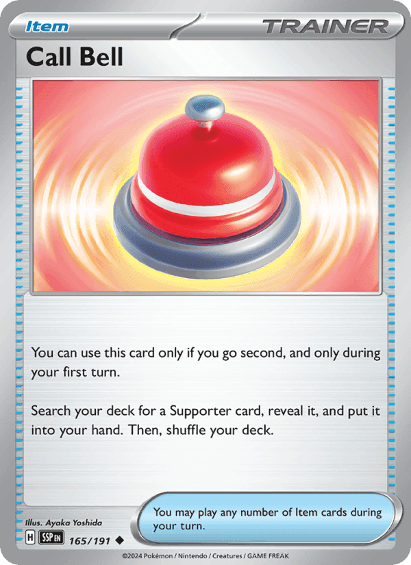 Call Bell, card 165 from Surging Sparks