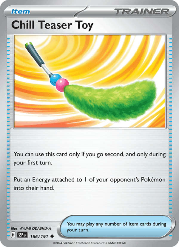 Chill Teaser Toy, card 166 from Surging Sparks