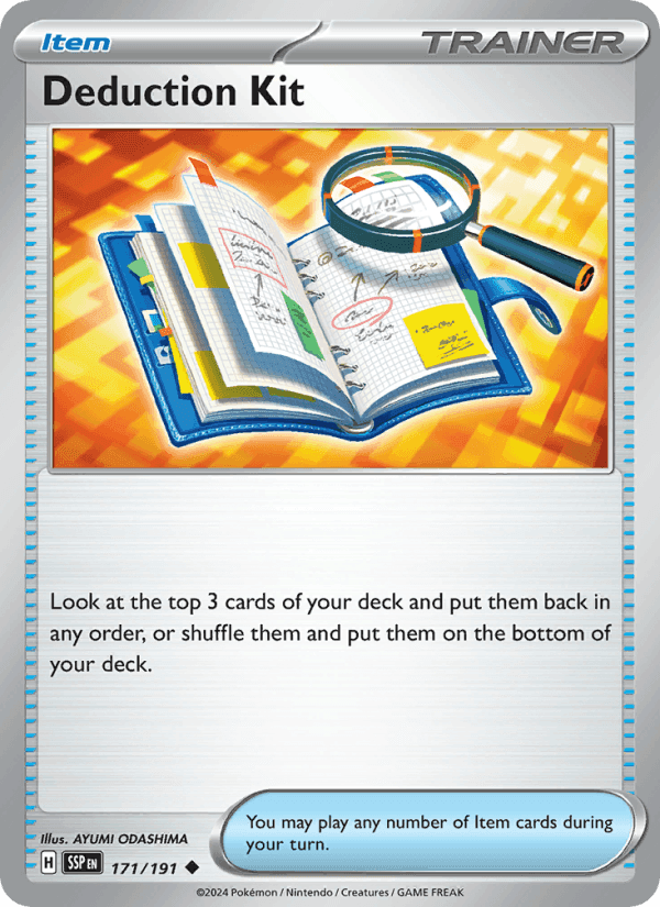 Deduction Kit, card 171 from Surging Sparks