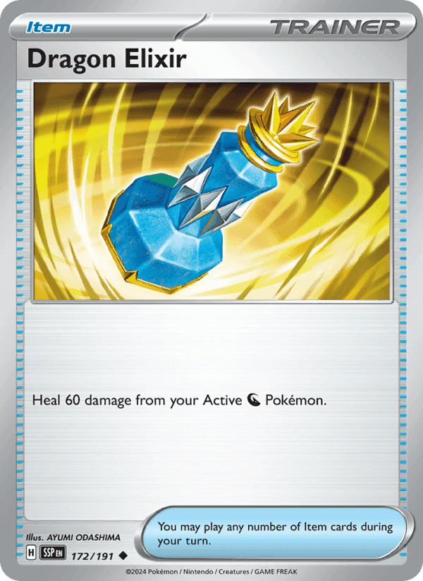 Dragon Elixir, card 172 from Surging Sparks