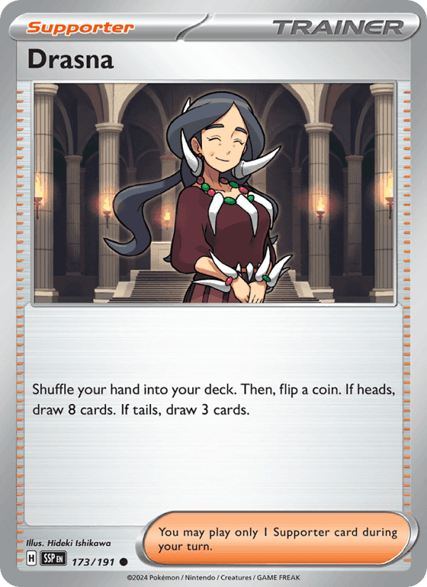 Drasna, card 173 from Surging Sparks