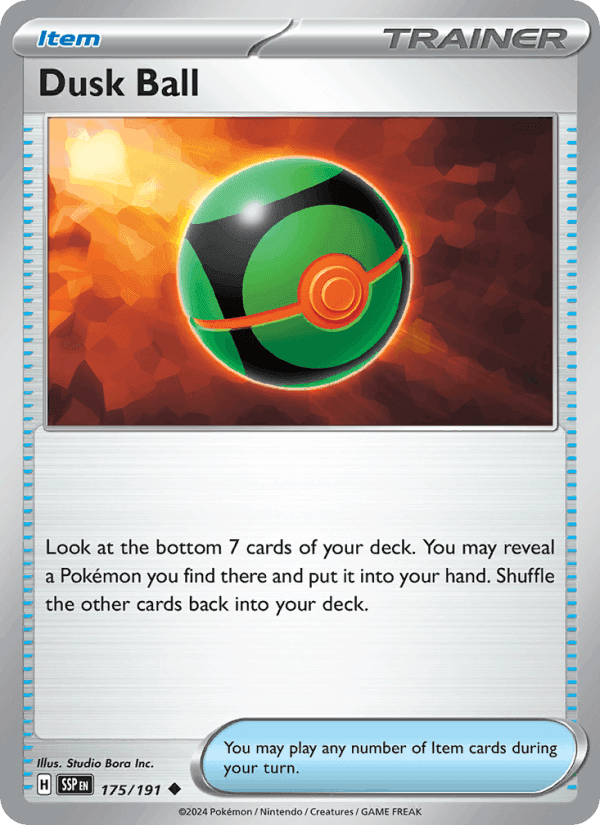 Dusk Ball, card 175 from Surging Sparks