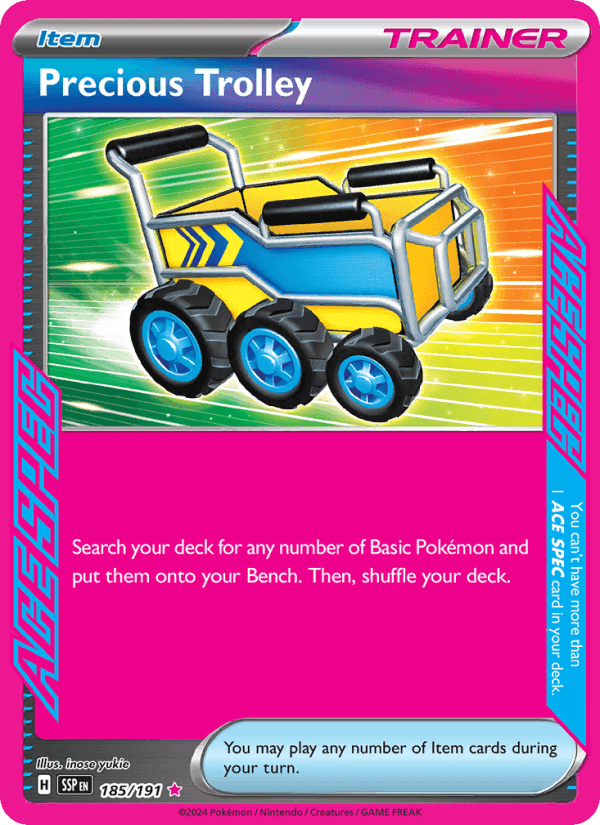 Precious Trolley, carte 185 de Surging Sparks