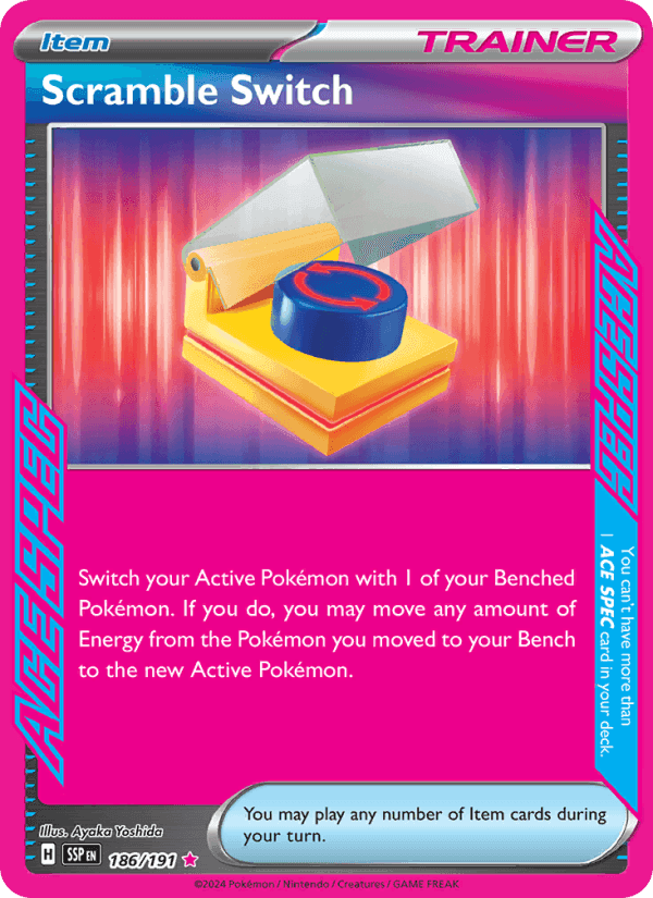 Scramble Switch, card 186 from Surging Sparks