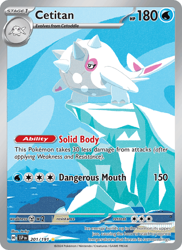 Cetitan, card 201 from Surging Sparks