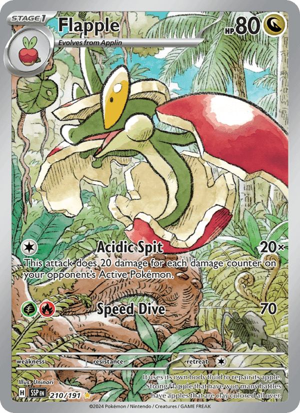 Surging Sparks の 210 番、Flapple