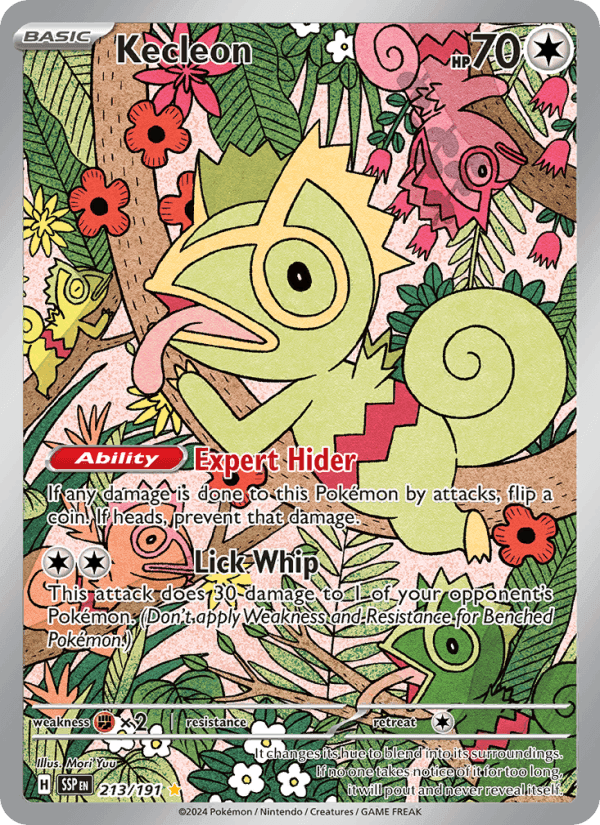 Kecleon, carta 213 de Surging Sparks