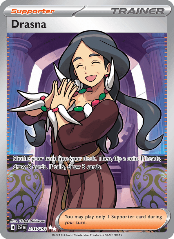 Drasna, card 231 from Surging Sparks