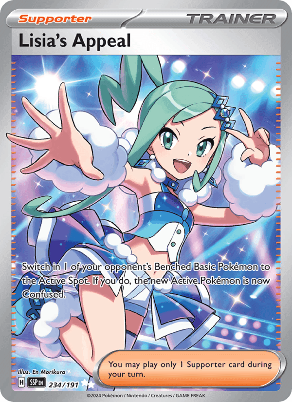 Surging Sparks の 234 番、Lisia's Appeal