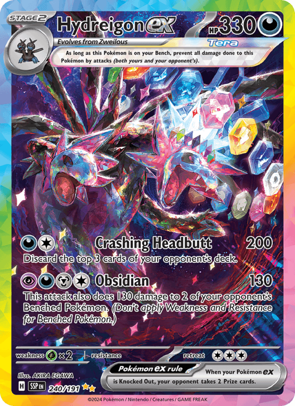 Surging Sparks の 240 番、Hydreigon ex