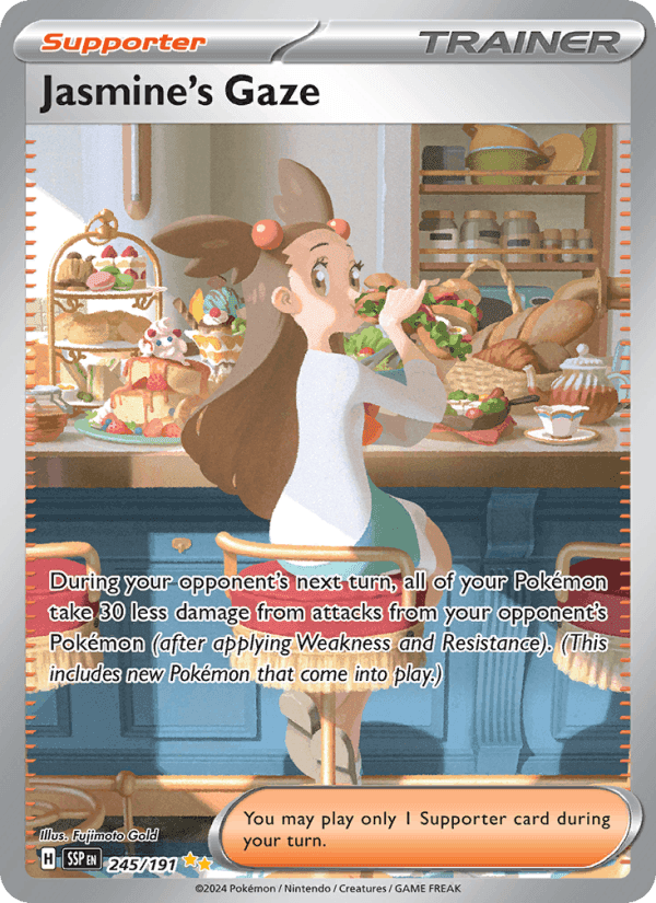 Jasmine's Gaze, card 245 from Surging Sparks