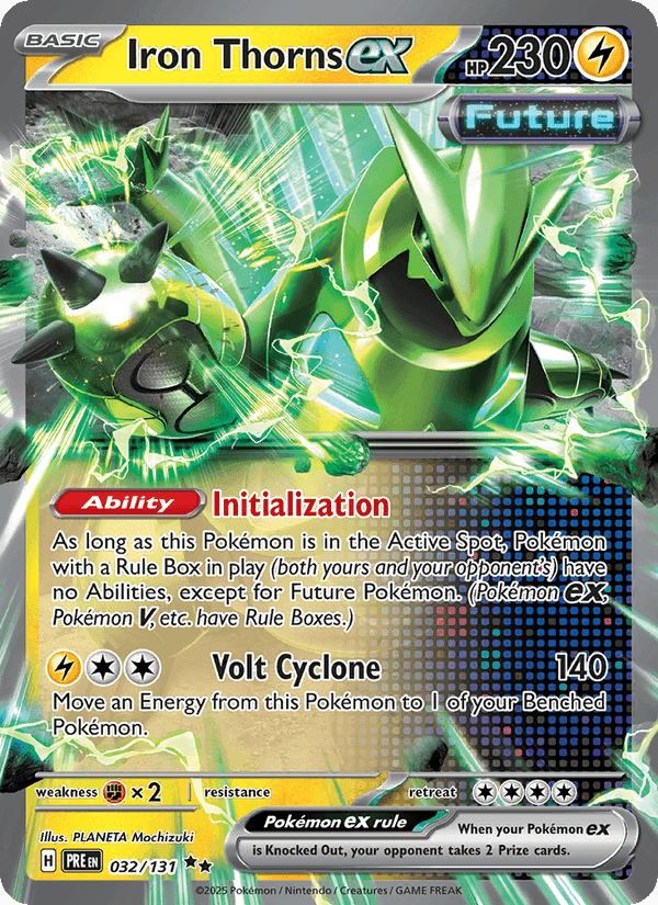Iron Thorns ex, carta 032 di Prismatic Evolutions