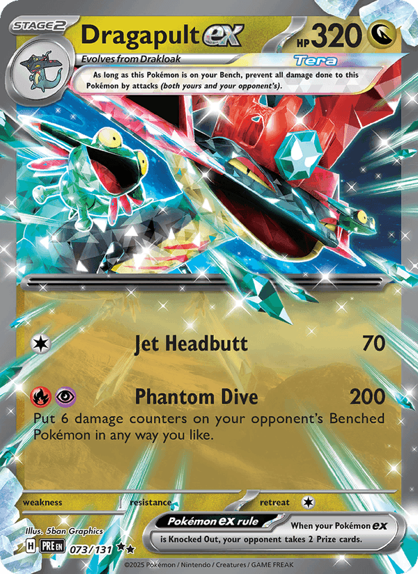 Dragapult ex, card 073 from Prismatic Evolutions