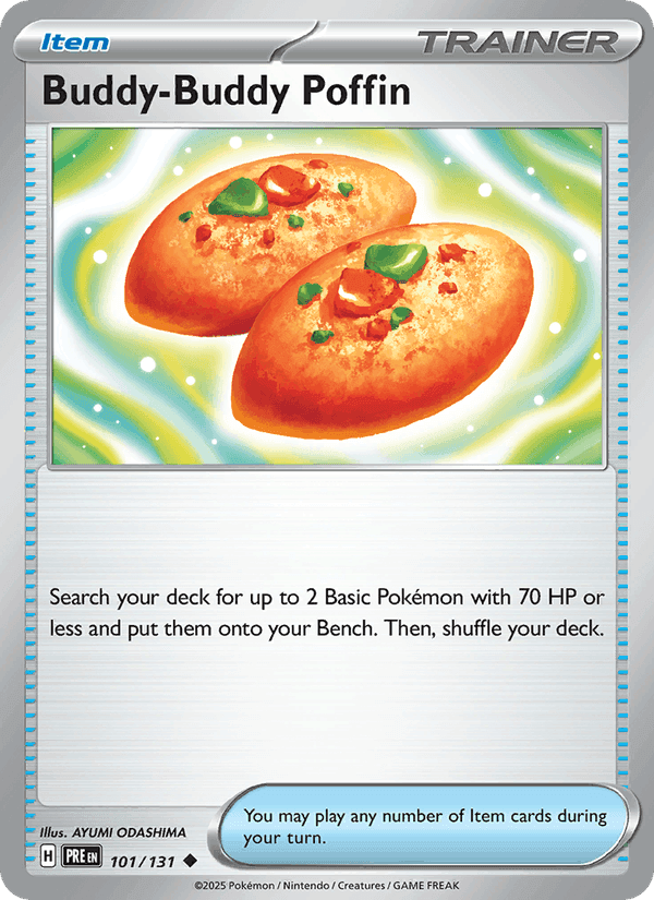 Buddy-Buddy Poffin, card 101 from Prismatic Evolutions