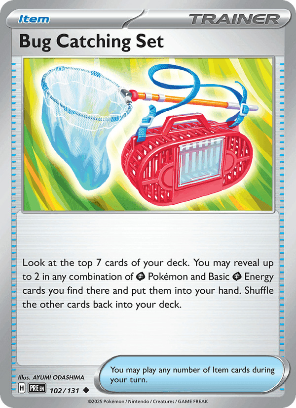 Bug Catching Set, card 102 from Prismatic Evolutions