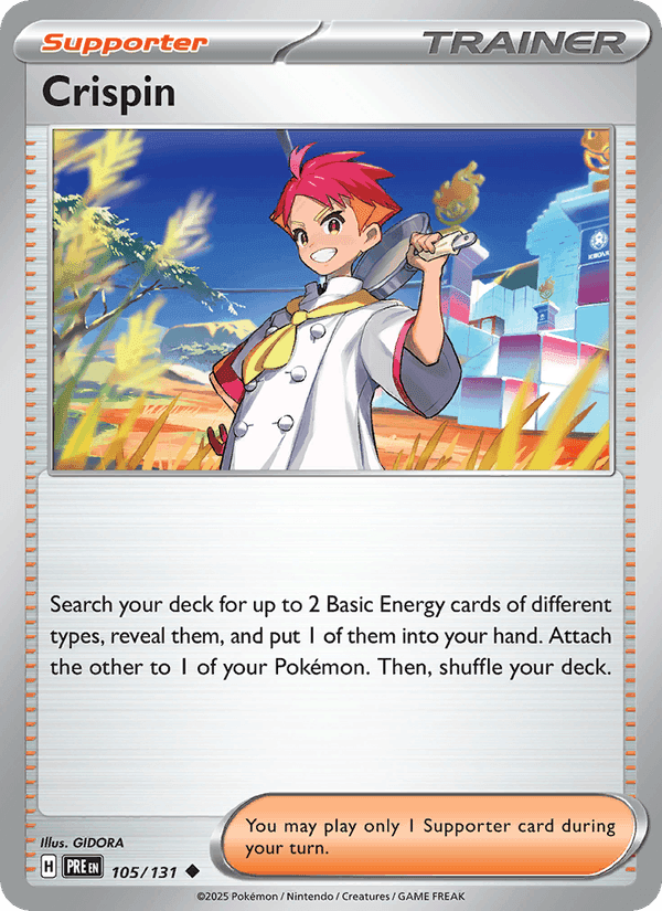 Crispin, card 105 from Prismatic Evolutions