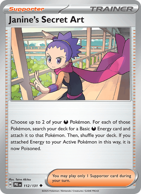 Janine's Secret Art, carta 112 de Prismatic Evolutions