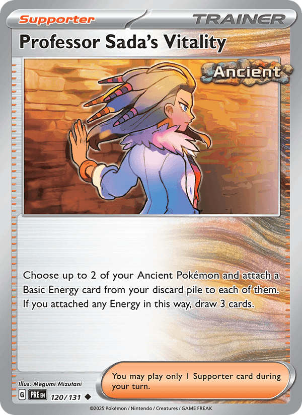 Professor Sada's Vitality, card 120 from Prismatic Evolutions