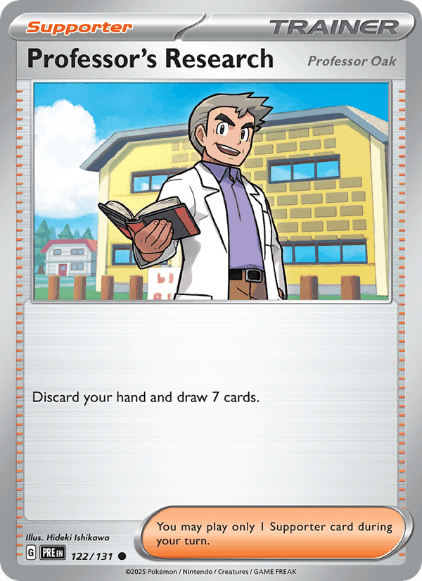 Professor's Research, card 122 from Prismatic Evolutions