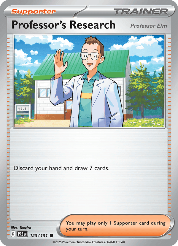 Professor's Research, card 123 from Prismatic Evolutions