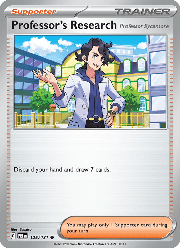 Professor's Research, card 125 from Prismatic Evolutions