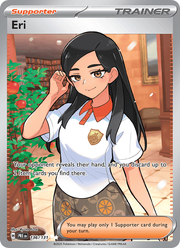 Eri, card 136 from Prismatic Evolutions