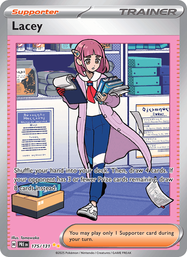 Lacey, carta 175 di Prismatic Evolutions
