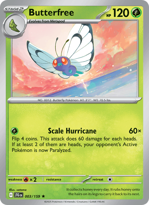 Butterfree, card 003 from Journey Together