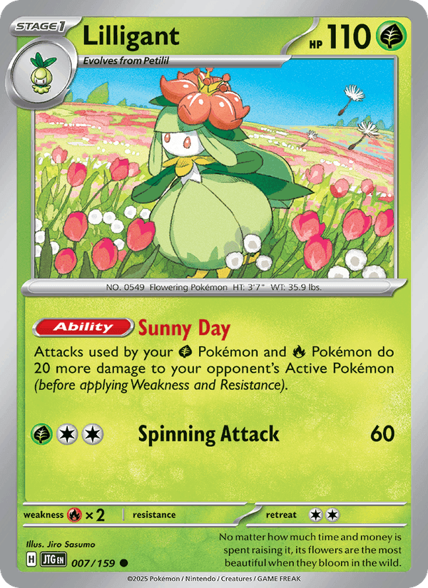 Lilligant, carta 007 di Journey Together