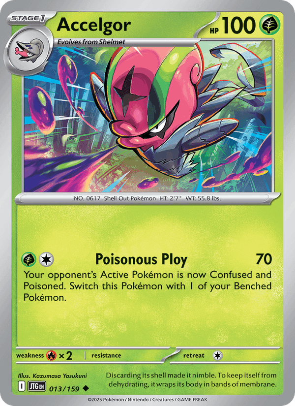 Accelgor, card 013 from Journey Together