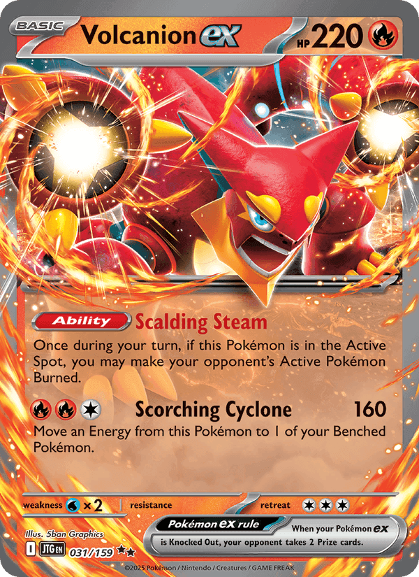 Journey Together の 031 番、Volcanion ex